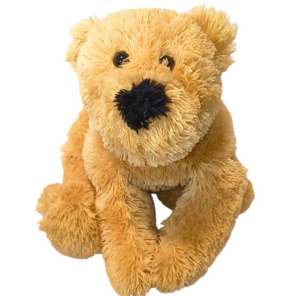 Chosun International Laying Dog Floppy Golden Tan Beanbag Plush Toy 24" - Picture 2 of 5